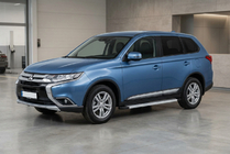 Mitsubishi Outlander 2012–2021 Sānu sliekšņi Maya V2 (2 gab., alumīnijs) foto 1