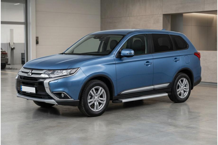 Mitsubishi Outlander 2012–2021 Sānu sliekšņi Maya V2 (2 gab., alumīnijs) Image