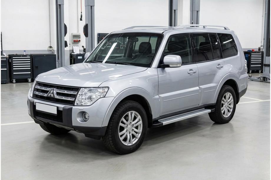 Mitsubishi Pajero Wagon IV 2006–2021 Sānu sliekšņi Maya V2 (2 gab., alumīnijs) Image