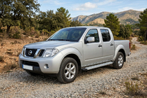Nissan Navara 2006–2015 Sānu sliekšņi Maya V2 (2 gab., alumīnijs) foto 1