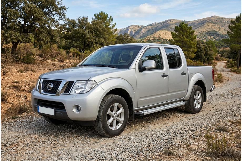 Nissan Navara 2006–2015 Sānu sliekšņi Maya V2 (2 gab., alumīnijs) Image