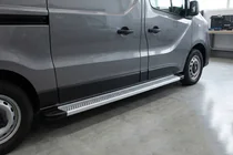 Nissan Primastar 2002–2014 Sānu sliekšņi Maya V2 (2 gab., alumīnijs) foto 1