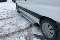 Peugeot Partner 1996–2008 Sānu sliekšņi Maya V2 (2 gab., alumīnijs) foto 1