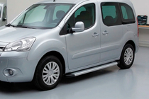 Peugeot Partner Tepee 2008–2018 Sānu sliekšņi Maya V2 (2 gab., alumīnijs) foto 1