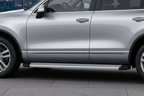 Porsche Cayenne 2003–2010 Sānu sliekšņi Maya V2 (2 gab., alumīnijs) foto 1