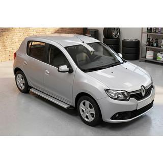 Sānu sliekšņi Maya V2 (2 gab., alumīnijs) Renault Sandero 2013–2022 foto 1