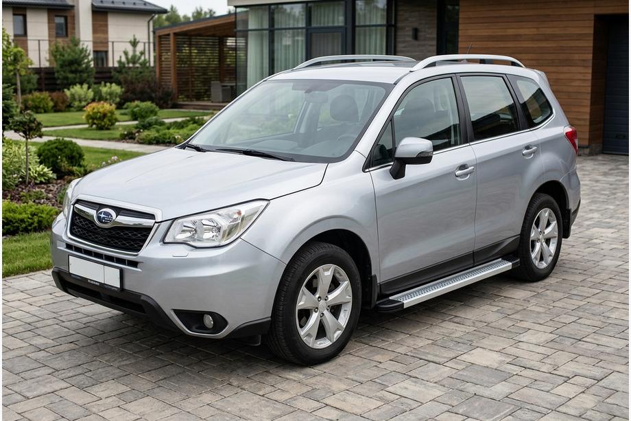 Subaru Forester 2013–2018 Sānu sliekšņi Maya V2 (2 gab., alumīnijs) Image