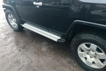 Toyota FJ Cruiser 2006–2022 Sānu sliekšņi Maya V2 (2 gab., alumīnijs) foto 3