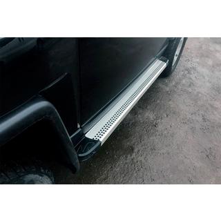 Sānu sliekšņi Maya V2 (2 gab., alumīnijs) Toyota FJ Cruiser 2006–2022 foto 4