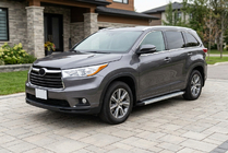 Toyota Highlander 2013–2019 Sānu sliekšņi Maya V2 (2 gab., alumīnijs) foto 1