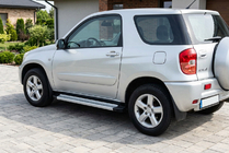 Toyota Rav 4 2001–2005 Sānu sliekšņi Maya V2 (2 gab., alumīnijs) foto 1