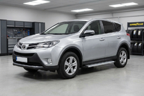 Toyota Rav 4 2013–2018 Sānu sliekšņi Maya V2 (2 gab., alumīnijs) foto 1