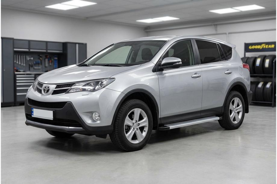Toyota Rav 4 2013–2018 Sānu sliekšņi Maya V2 (2 gab., alumīnijs) Image