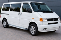 Volkswagen T4 Transporter 1990–2003 Sānu sliekšņi Maya V2 (2 gab., alumīnijs) Garā riteņu bāze foto 1