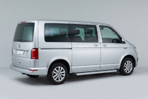 Volkswagen T6 2015–2024 Sānu sliekšņi Maya V2 (2 gab., alumīnijs) Garā riteņu bāze foto 1