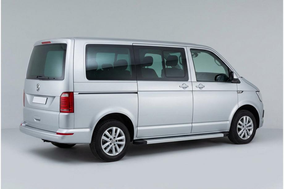Volkswagen T6 2015–2024 Sānu sliekšņi Maya V2 (2 gab., alumīnijs) Garā riteņu bāze Image