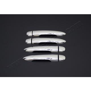 Durvju rokturu uzlikas (4 gab., nerūsējošais tērauds) Renault Megane II 2004–2009 foto 3