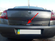 Renault Megane II 2004–2009 Bagāžnieka malas uzlika (nerūsējošā tērauda) foto 6