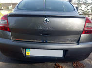 Renault Megane II 2004–2009 Bagāžnieka malas uzlika (nerūsējošā tērauda) foto 4