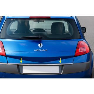 Bagāžnieka malas uzlika (nerūsējošā tērauda) Renault Megane II 2004–2009 foto 1