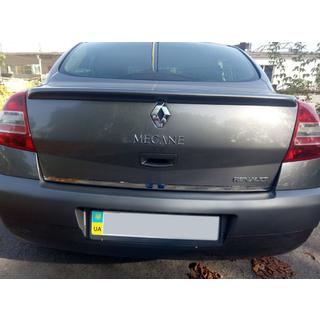 Bagāžnieka malas uzlika (nerūsējošā tērauda) Renault Megane II 2004–2009 foto 4