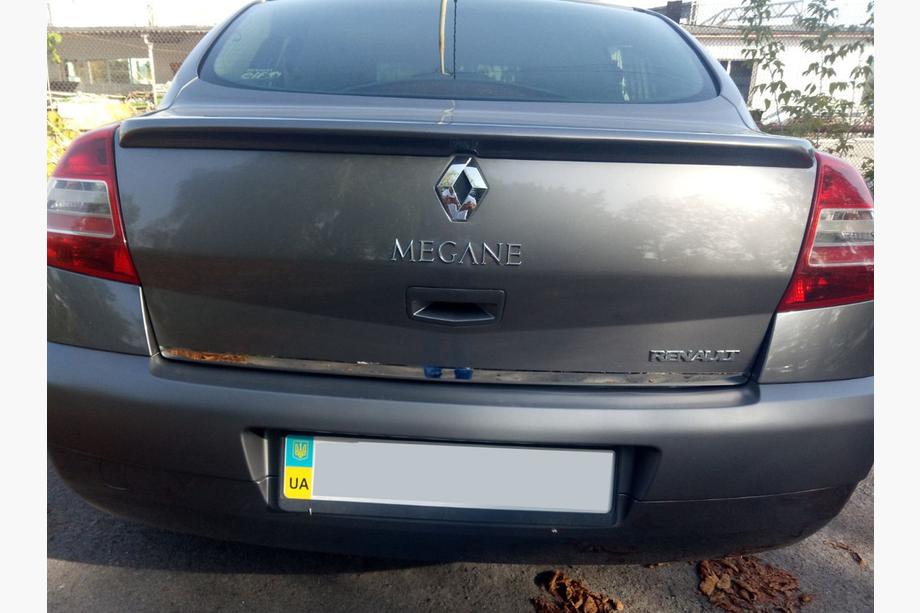 Renault Megane II 2004–2009 Bagāžnieka malas uzlika (nerūsējošā tērauda) SD, OmsaLine - Itāļu nerūsējošais tērauds Foto 4