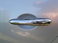 Renault Scenic/Grand 2003–2009 Durvju rokturu uzlikas (4 gab., nerūsējošais tērauds) foto 4