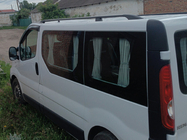 Renault Trafic 2001–2015 Melni jumta reliņi Garā versija, plastmasas kājiņas foto 11