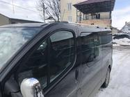 Renault Trafic 2001–2015 Hromēti jumta reliņi Garā versija, plastmasas kājiņas foto 9