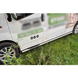 Sānu sliekšņu caurules BB002 (2 gab., nerūsējošais tērauds) foto 3