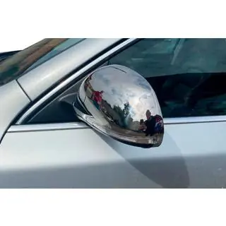 Spoguļu uzlikas (2 gab., nerūsējošais tērauds) Skoda Octavia II A5 2010–2013 foto 3