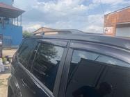 Toyota Land Cruiser Prado 120 2002–2009 Melni turku jumta reliņi Plastmasas stiprinājuma kājas foto 14