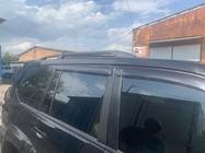 Toyota Land Cruiser Prado 120 2002–2009 Melni turku jumta reliņi Plastmasas stiprinājuma kājas foto 15
