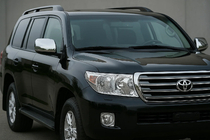 Toyota Land Cruiser 200 2007–2021 Spoguļu uzlikas 2008-2012 (2 gab., nerūsējošais tērauds) foto 1