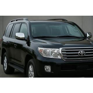 Spoguļu uzlikas 2008-2012 (2 gab., nerūsējošais tērauds) Toyota Land Cruiser 200 2007–2021 foto 1