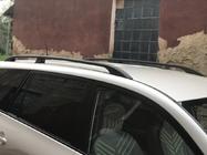 Toyota Rav 4 2006–2013 Melni turku jumta reliņi Īsā bāze, plastmasas kājiņas foto 5