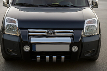 Ford Connect 2002–2006 Lukturu uzlikas (2 gab., nerūsējošais tērauds) foto 1