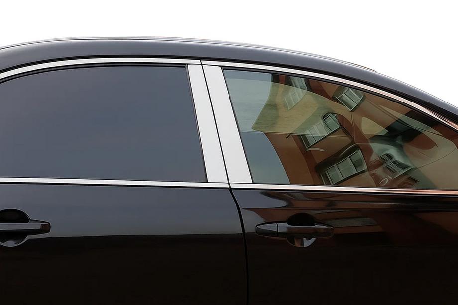 Honda Civic Sedan VIII 2006–2011 Durvju statņu uzlikas (6 gab., nerūsējošais tērauds) Foto 2