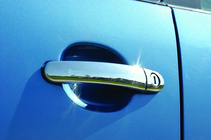 Volkswagen Golf 4 1997–2006 Plakani hromēti durvju rokturu uzlikas (4 gab.) foto 1