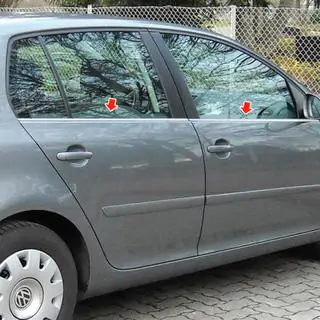 Ārējās logu līstes (4 gab., nerūsējošais tērauds) foto 1