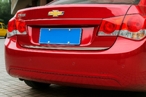 Chevrolet Cruze 2009–2015 Bagāžnieka malas uzlika (nerūsējošais tērauds) HB, Carmos – turku nerūsējošais tērauds foto 1