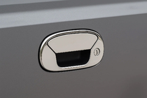 Fiat Doblo I 2005–2010 Bagāžnieka roktura uzlika (nerūsējošais tērauds) Carmos - turku teras foto 1