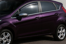Ford Fiesta 2008–2017 Logu apdares līstes (8 gab., nerūsējošais tērauds) foto 3