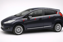 Ford Fiesta 2008–2017 Logu apdares līstes (8 gab., nerūsējošais tērauds) foto 1