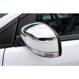 Atpakaļskata spoguļu uzlikas (2 gab., nerūsējošais tērauds) Ford Focus II 2008–2011 foto 1
