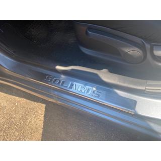 Carmos Solaris V4 durvju sliekšņu uzlikas (4 gab., nerūsējošais tērauds) Hyundai Accent 2011–2017 foto 3