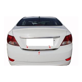 Bagāžnieka malas uzlika (nerūsējošā tērauda) Hyundai Accent 2011–2017 foto 3