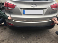 Hyundai IX-35 2010–2015 Bagāžnieka malas uzlika (nerūsējošā tērauda) OmsaLine – itāļu nerūsējošais tērauds foto 3