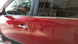 Kia Sorento II XM 2009–2014 Logu apmales (6 gab., nerūsējošais tērauds) foto 3