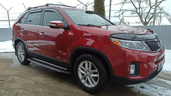 Kia Sorento II XM 2009–2014 Logu apmales (6 gab., nerūsējošais tērauds) foto 6